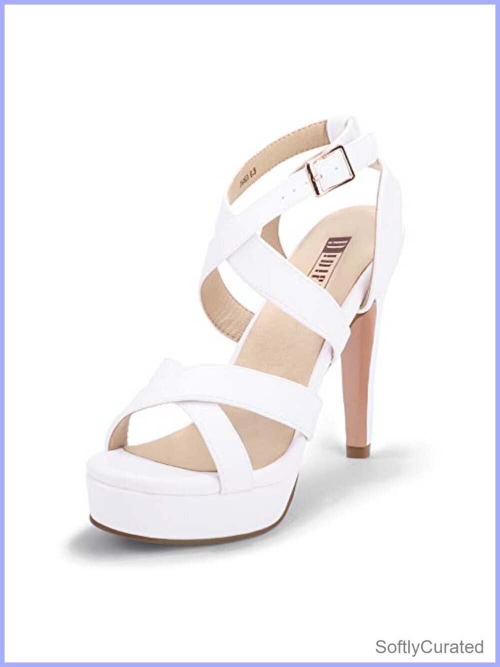 Platform High Heels Strappy Heeled Sandals Open Toe Slingback